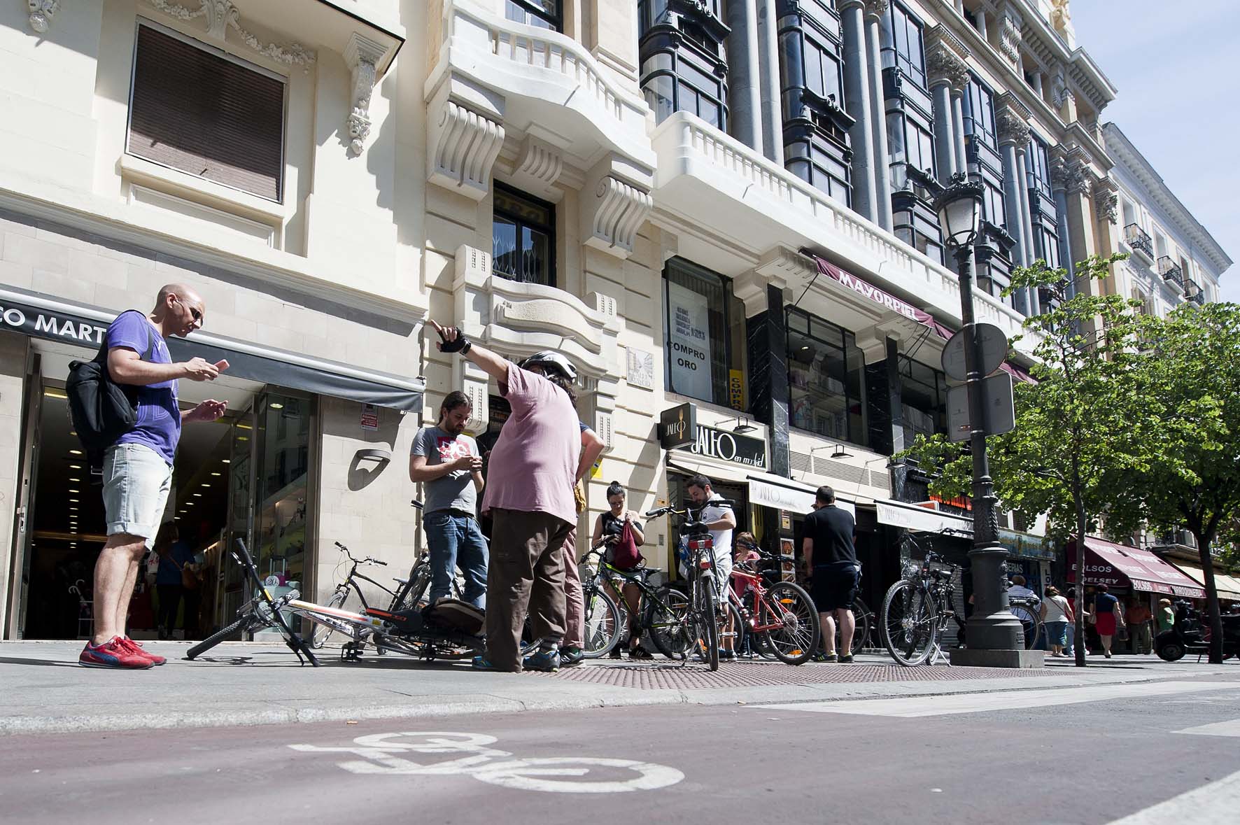 Rutas en bici por Madrid, Calle Mayor