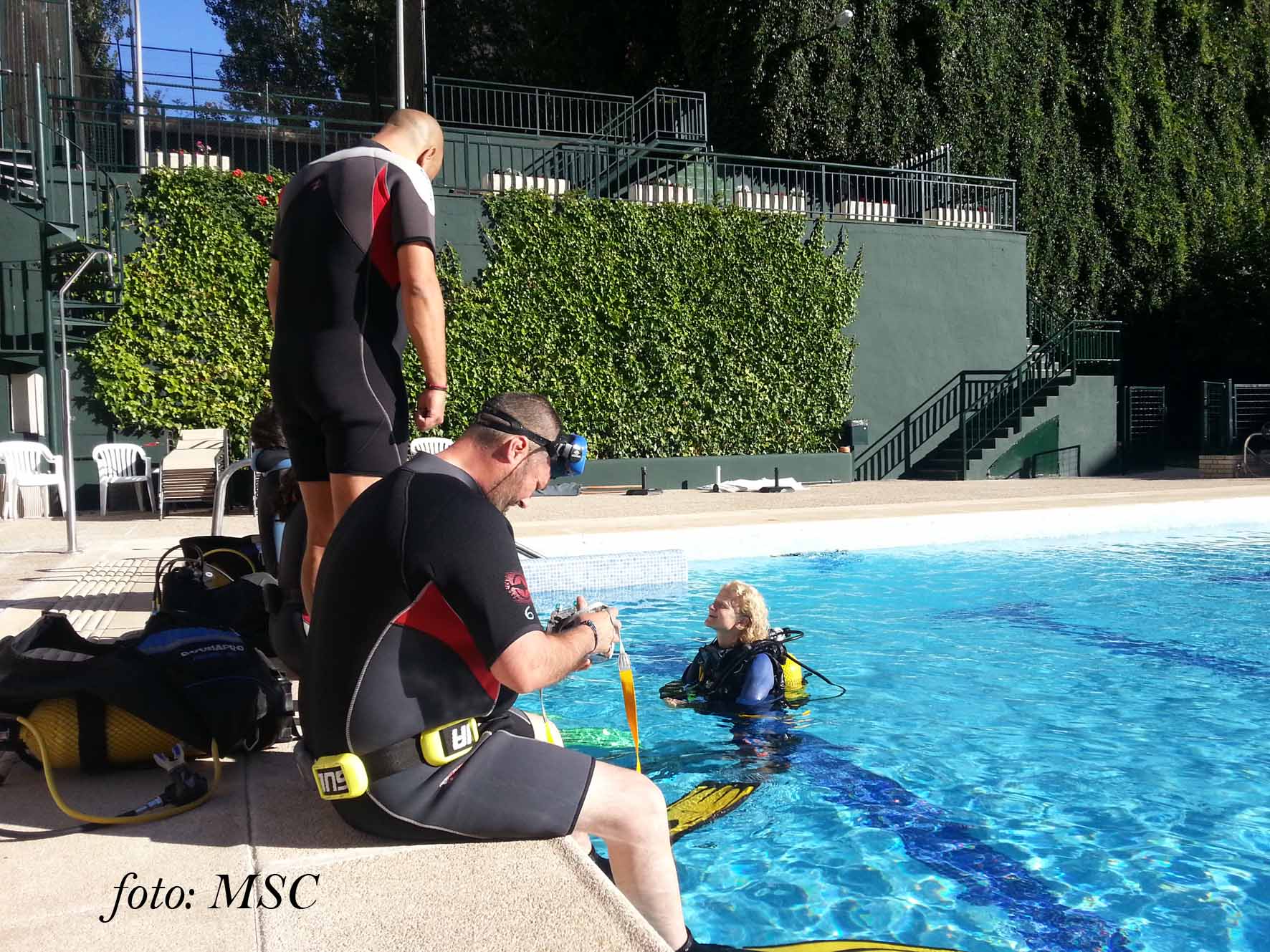 Bautismo de buceo en Madrid