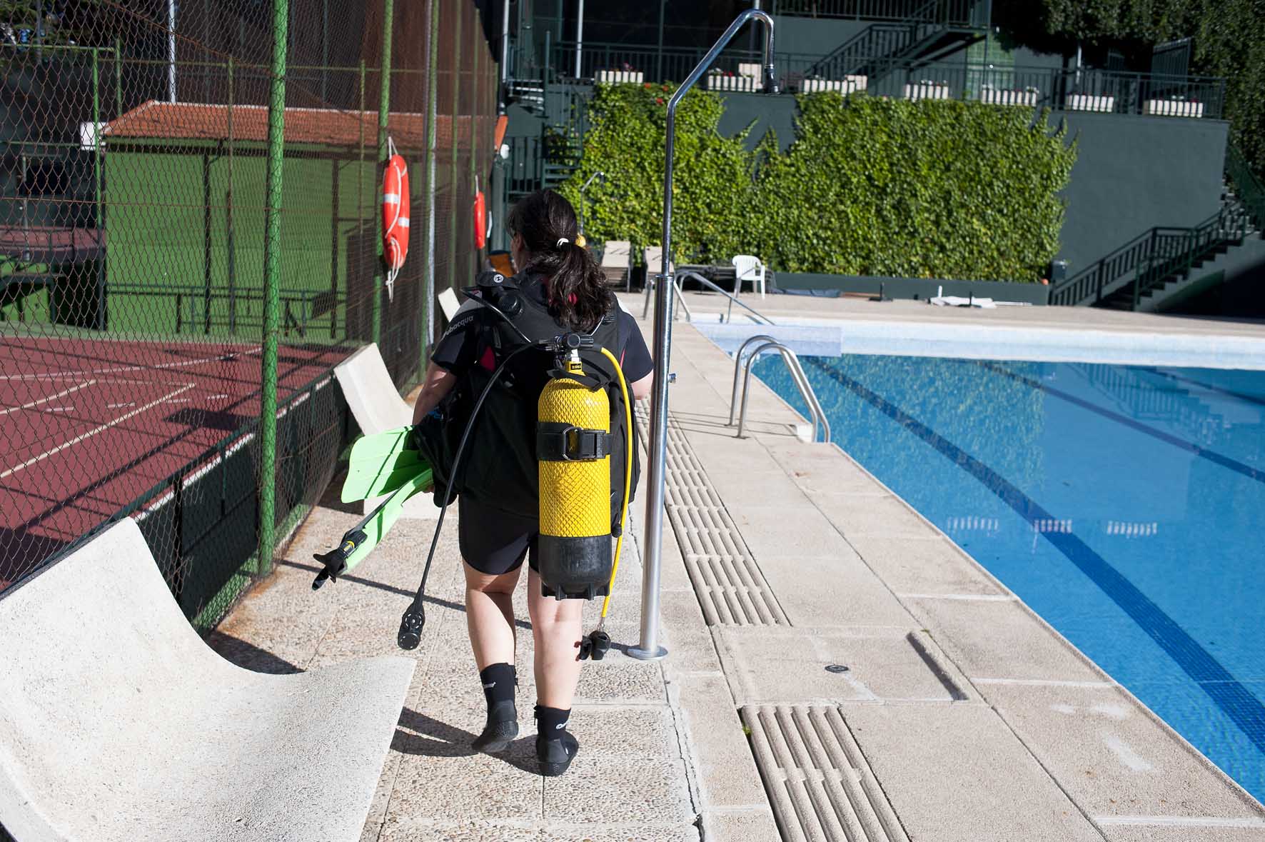 Bautismo de buceo en Madrid