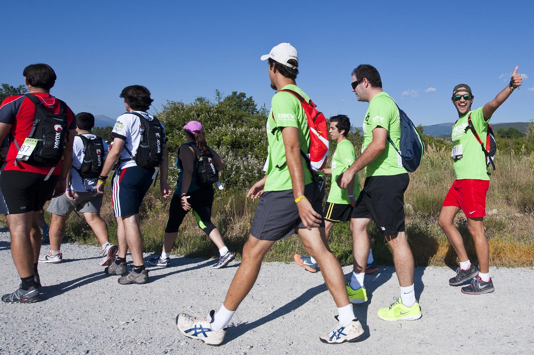 Oxfam Trailwalker Madrid 2014 Valle de Lozolla Sierra Guadarrama