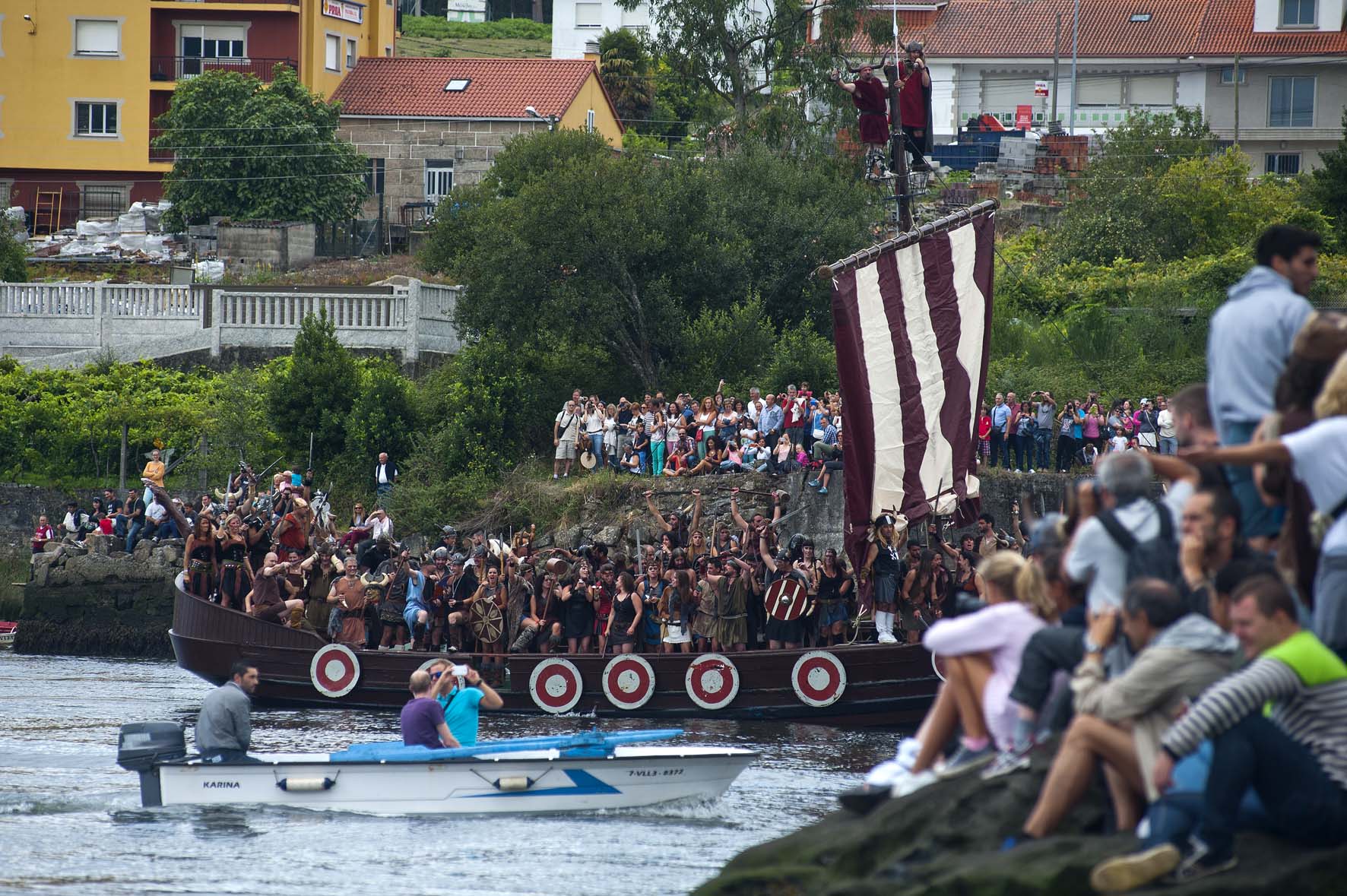 Vikingos en España: desembarco vikingo de Catoira