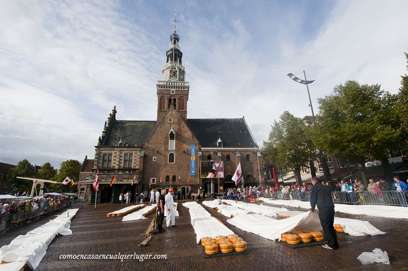 Mercado del queso de Alkmaar Holanda