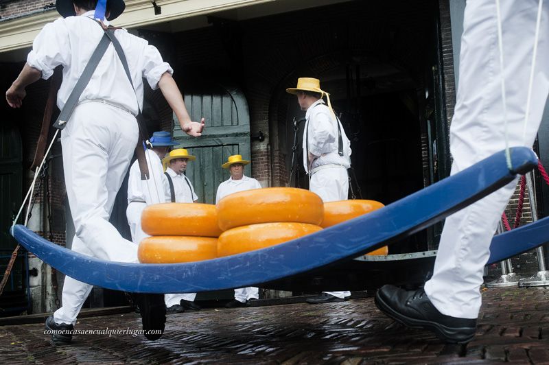 Mercado del queso de Alkmaar Holanda