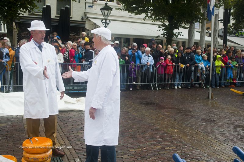 Mercado del queso de Alkmaar Holanda