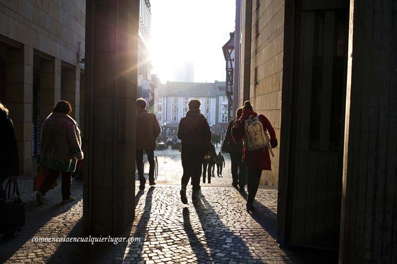 calles de Frankfurt