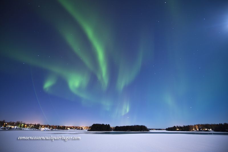 fotografiar auroras boreales