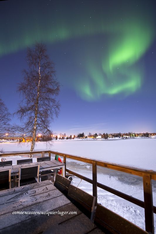 fotografiar auroras boreales