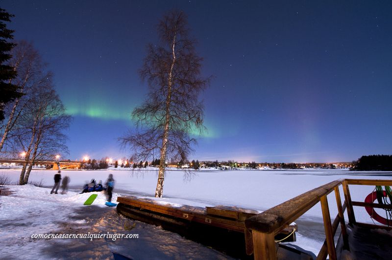 fotografiar auroras boreales