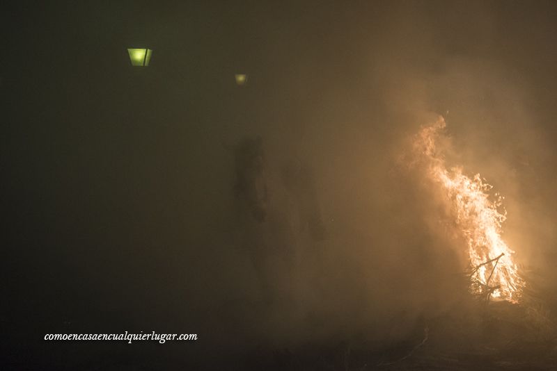 caballo fuego luminarias