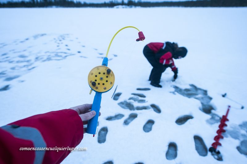 pesca en el hielo que hacer en rovaniemi