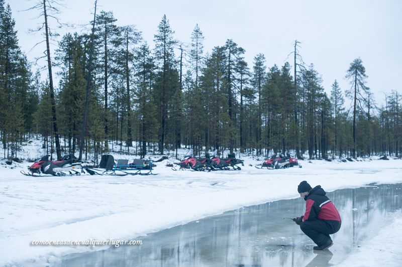 pesca en el hielo que hacer en rovaniemi