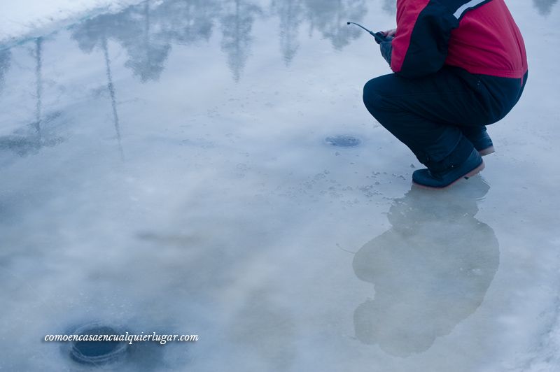 pesca en el hielo que hacer en rovaniemi