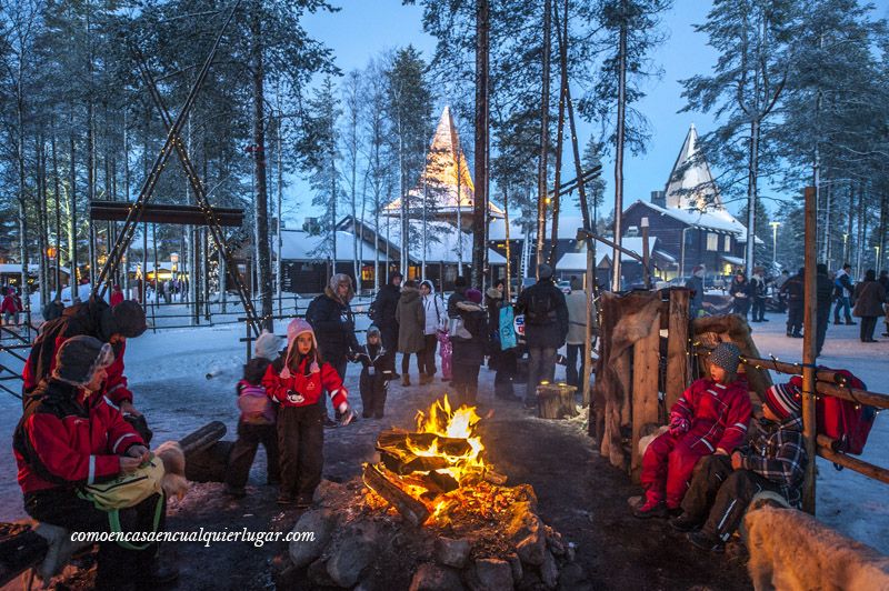 excursiones en Rovaniemi Finlandia Santa claus village