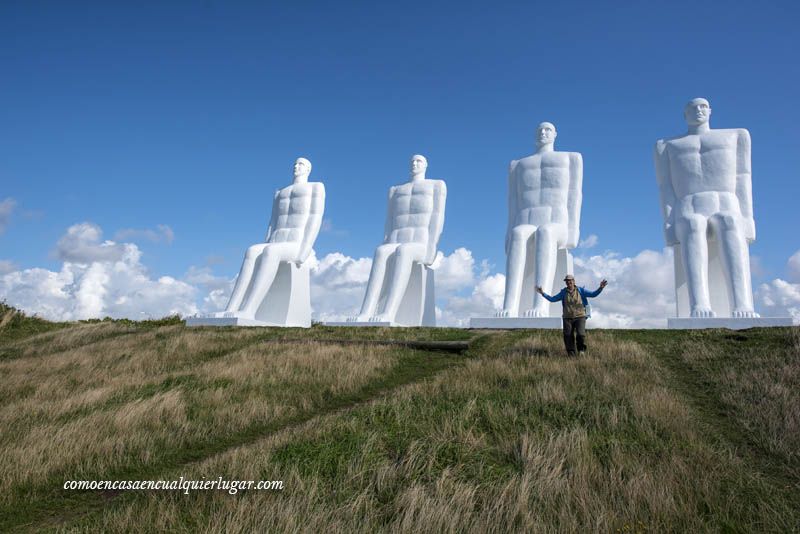 el hombre encuentra el mar en Esbjerg Dinamarca Svend Wiig_foto_Miguel Angel Munoz Romero_005