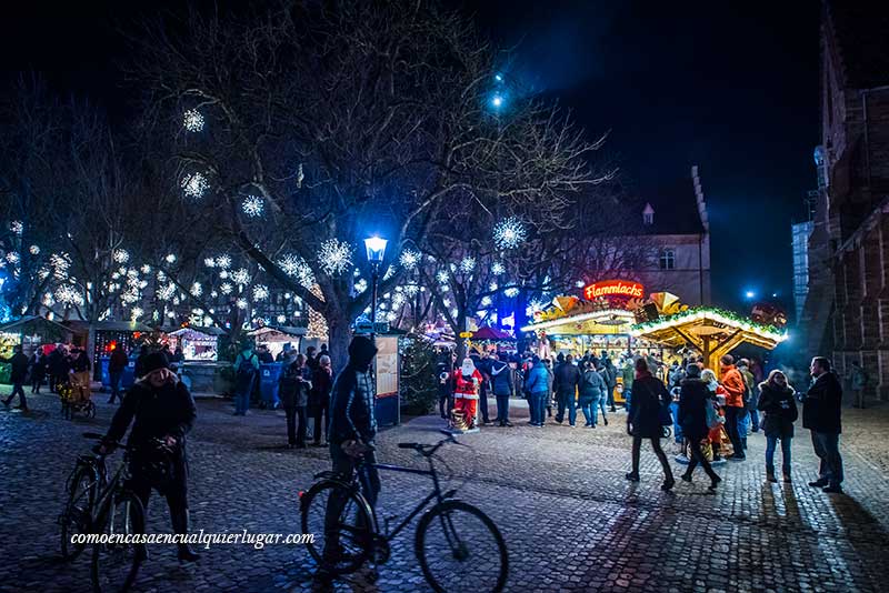 Mercadillo de navidad en Basilea