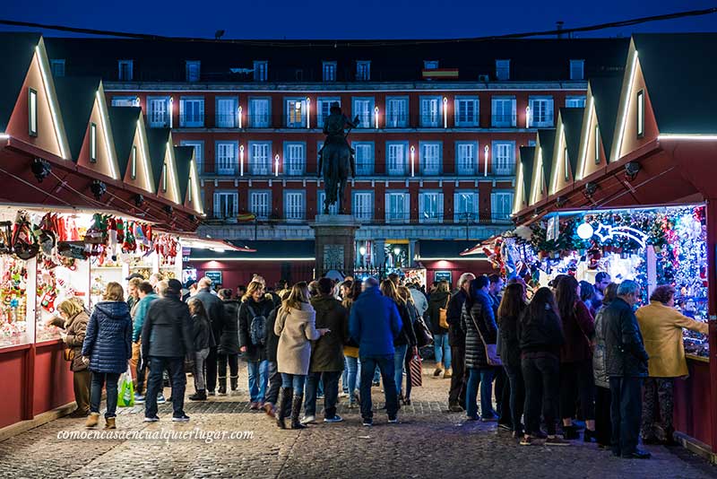 navidad en madrid plaza mayor