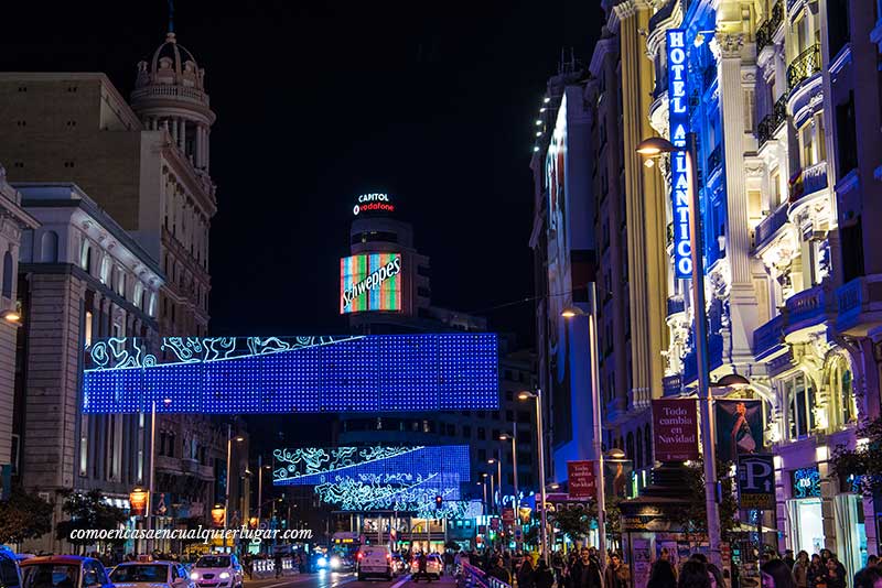 navidad en madrid gran via 