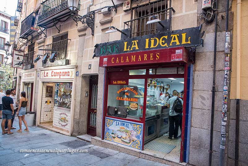 Madrid in one day la ideal la campana calamares