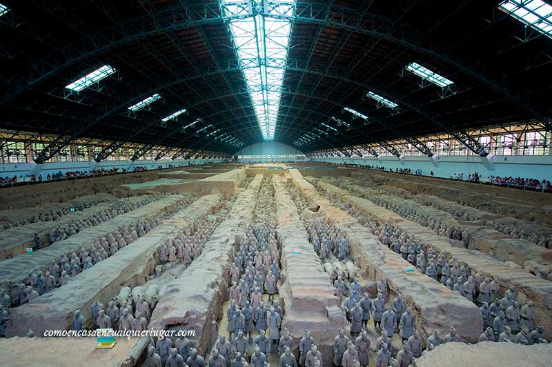 Los guerreros de terracota de Xian China