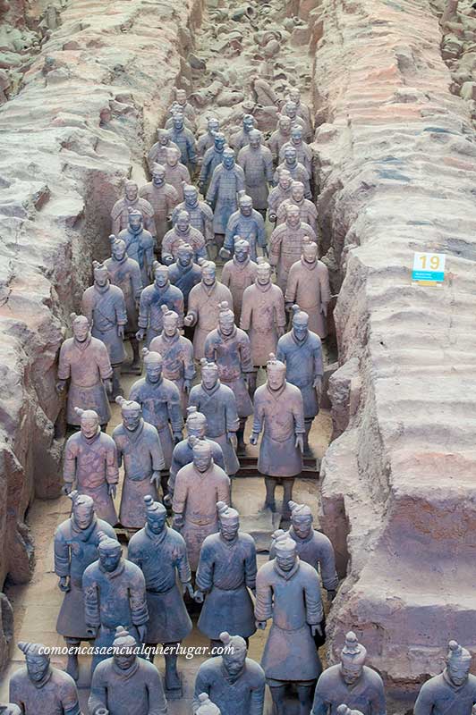Los guerreros de terracota de Xian China
