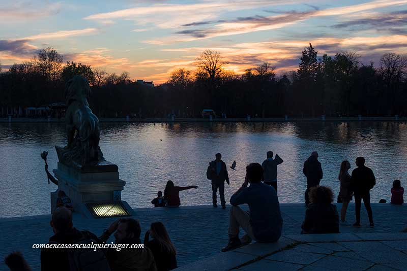 Estanque, Parque del Retiro, Madrid