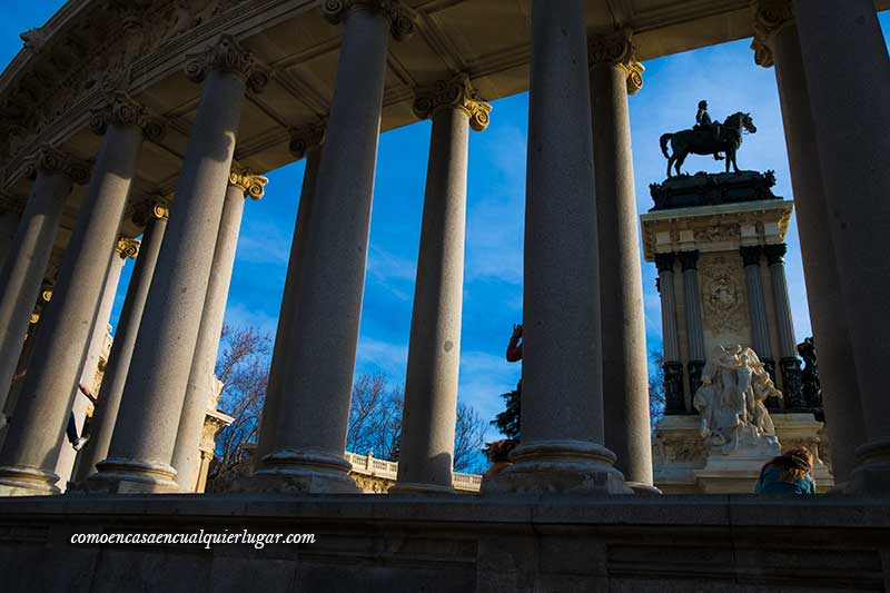 Monumento Alfonso XII, Parque del Retiro, Madrid