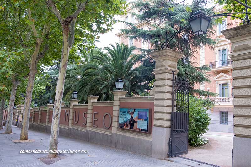 Imagen, entrada al museo , fachada principal Visita al Museo Lázaro Galdiano