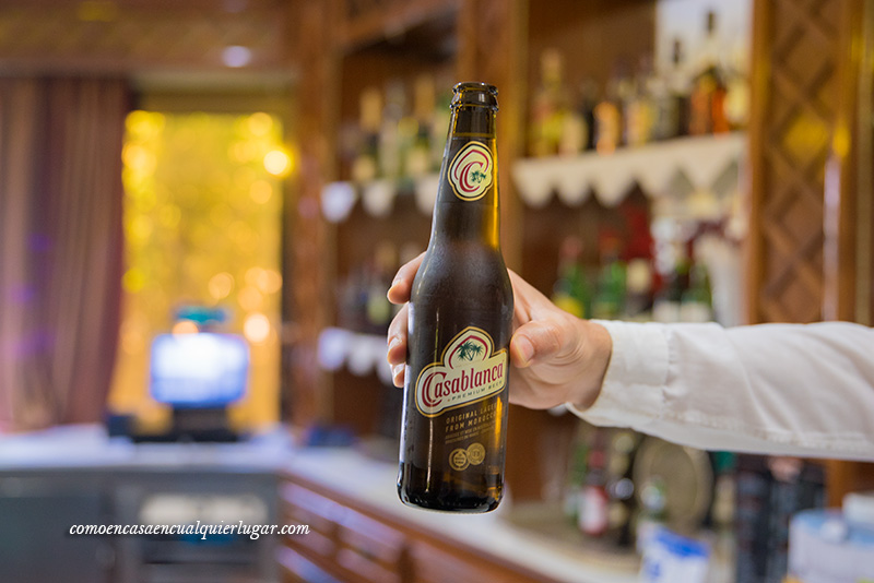 restaurante parador Chefchaouen cerveza